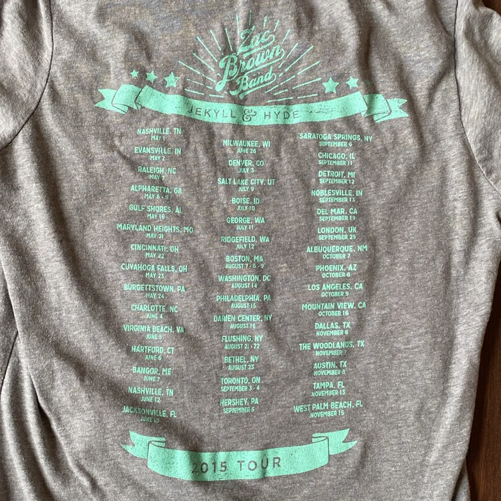 Zac Brown Band Concert T - Image 4