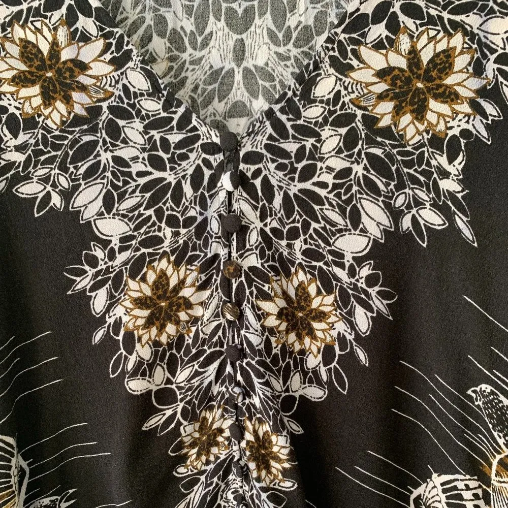 Free People Birds of a Feather Top in Black Size XS - Image 4