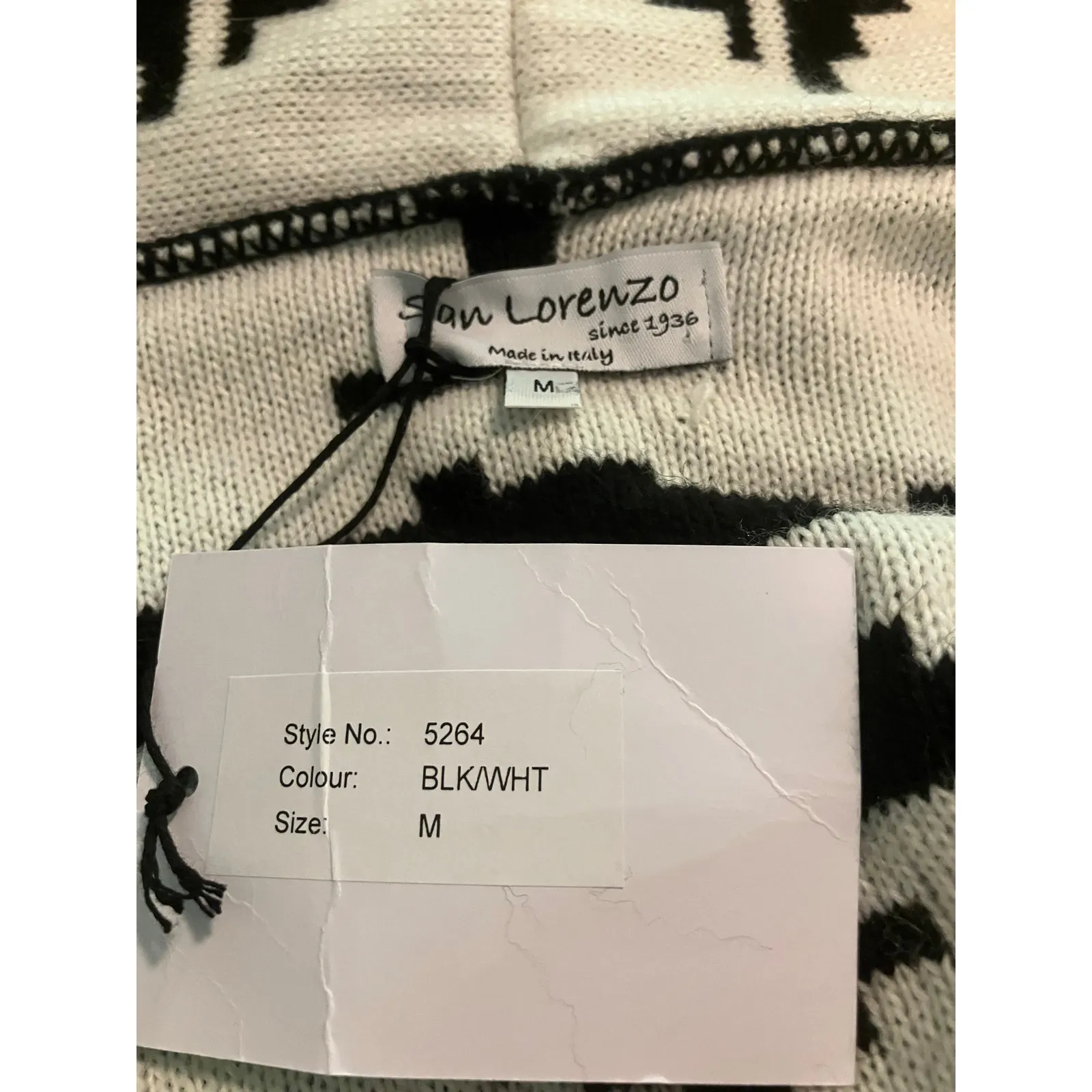 NWT San Lorenzo Open Cardigan Multiprint Aztect Blanket Sweater - Image 10