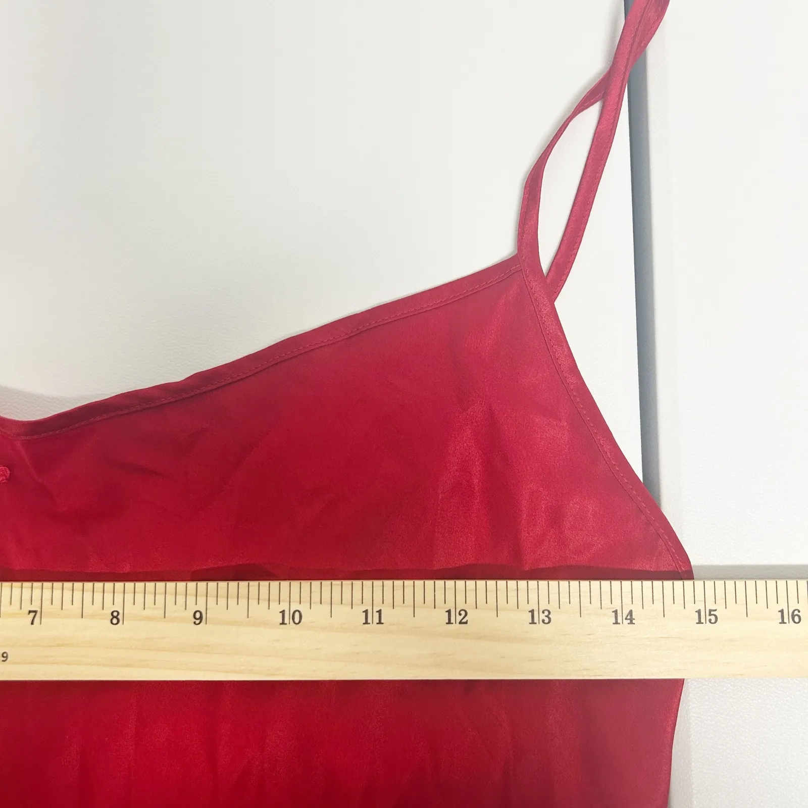 Victoria's Secret Womens Coquette Y2K Madison Beer Lace Trim Slip Dress‎ Size M - Image 10