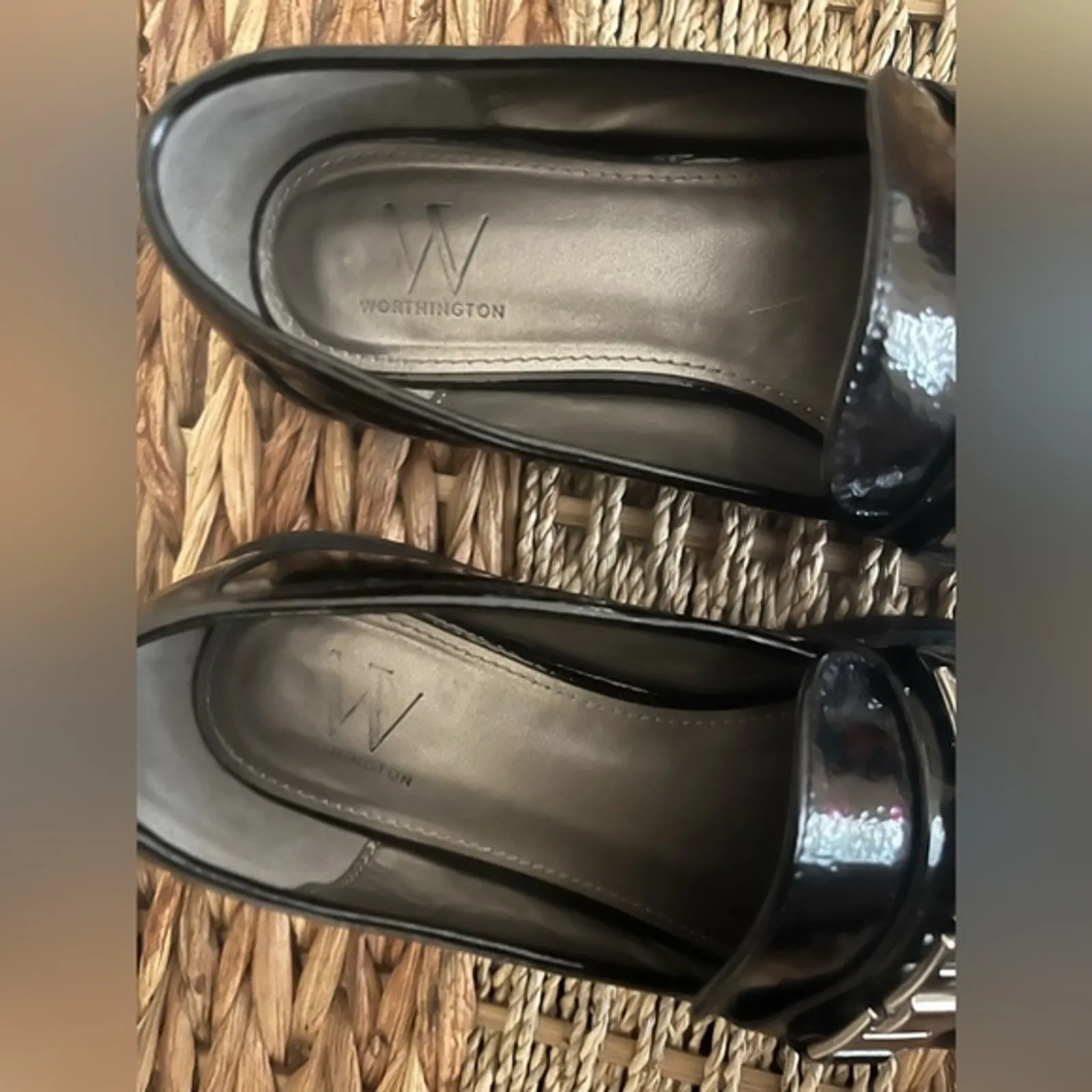 Worthington Y2K‎ Chunky Platform Slip On Loafers Size 8 - Image 5