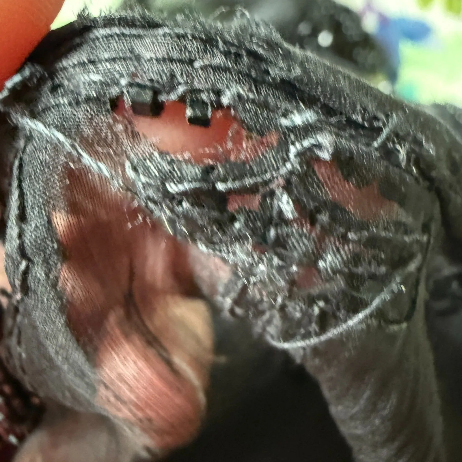 JKara NY Black Sheer Beaded Long Sleeve Bolero Shrug Dress Jacket FairyGoth S/M - Image 3