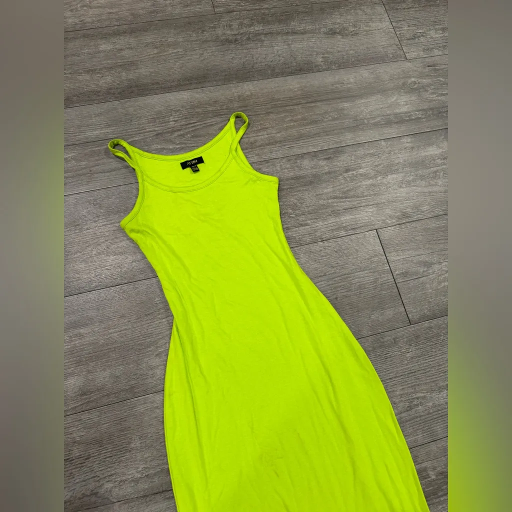 AFRM Neon Green Maxi Dress Size XS - Image 4