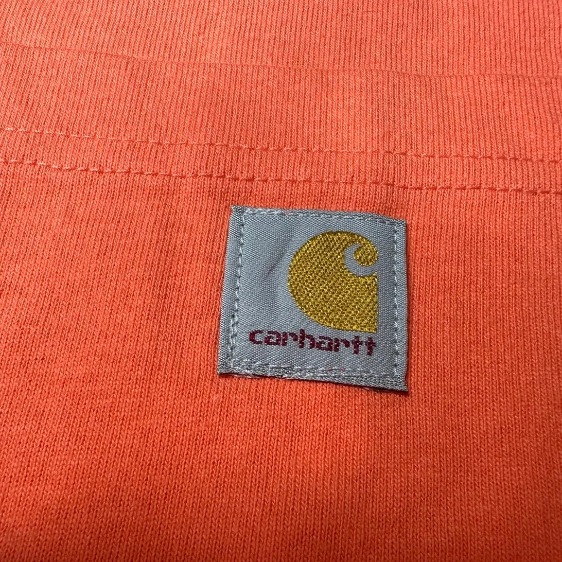 Carhartt Neon Orange One Pocket Tee - Image 2