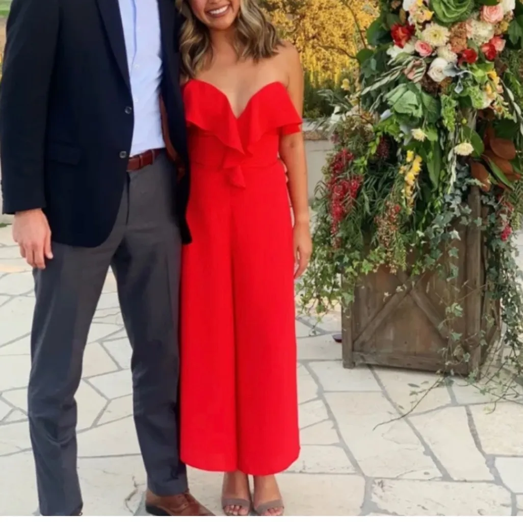 Amanda Uprichard Matisse‎ sweetheart neck ruffle jumpsuit - Image 3