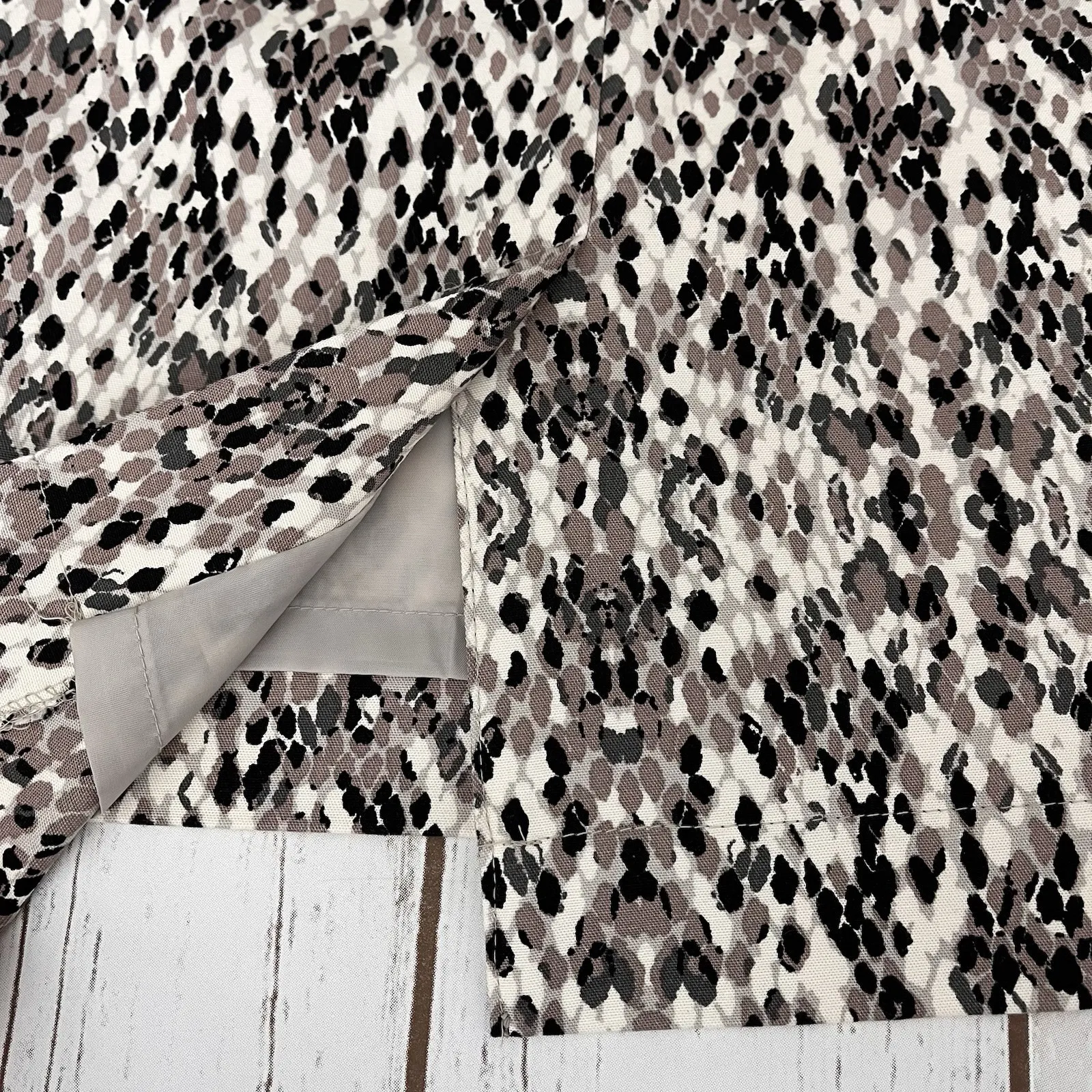 Merona Pencil Skirt Women 10 M Snake Reptile Print Straight Preppy Work Career - Image 5