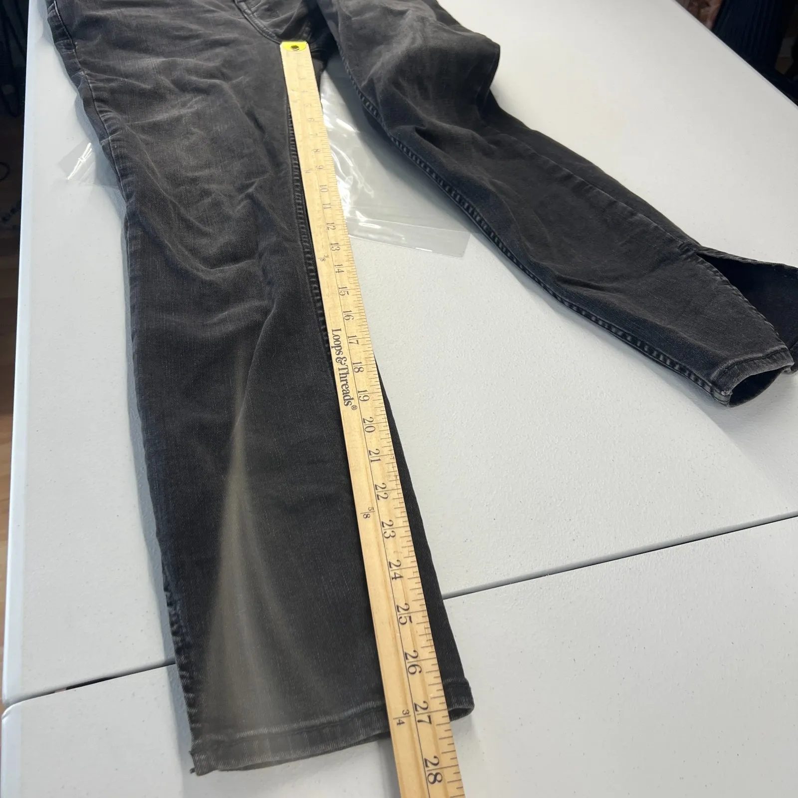 Ksubi Hi N Wasted Skinny Leg Jeans Womens 27 Black Denim Coton Stretch High Rise - Image 9