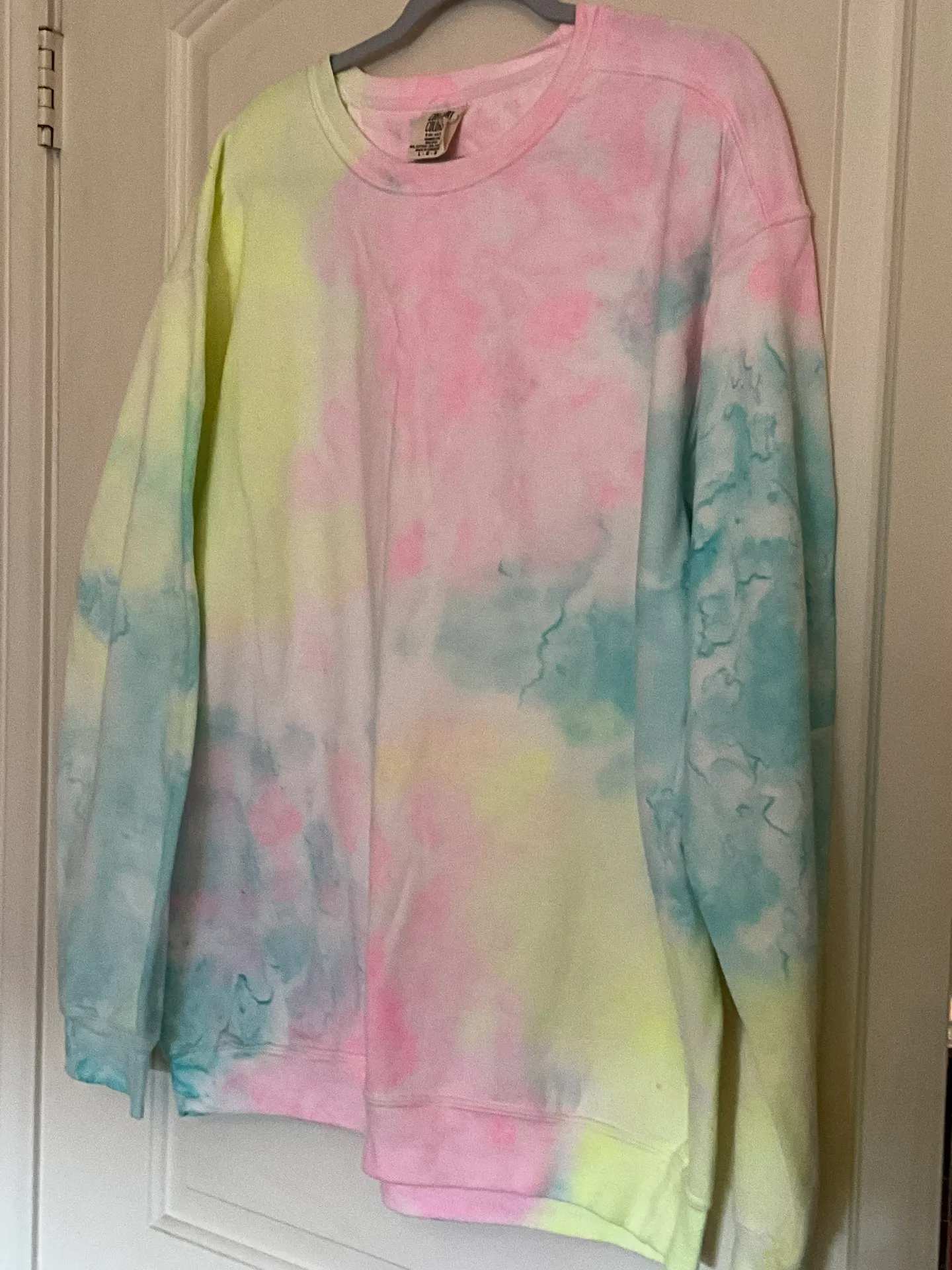 Crewneck Garment Dye Ring Spun Sweatshirt - Image 3
