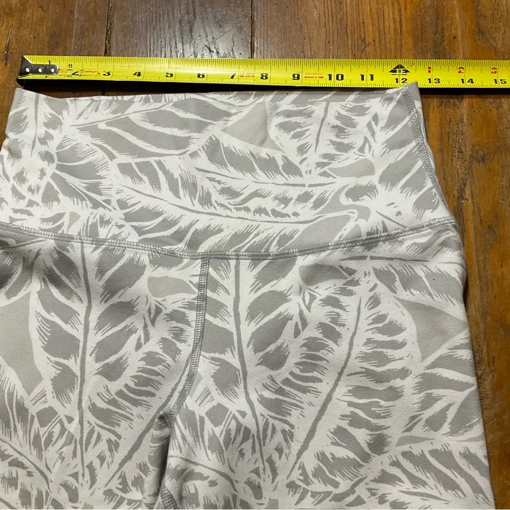 Alo Yoga Palm Springs Airbrushed High Waist Leggings Gray Womens Size XS/Small - Image 4