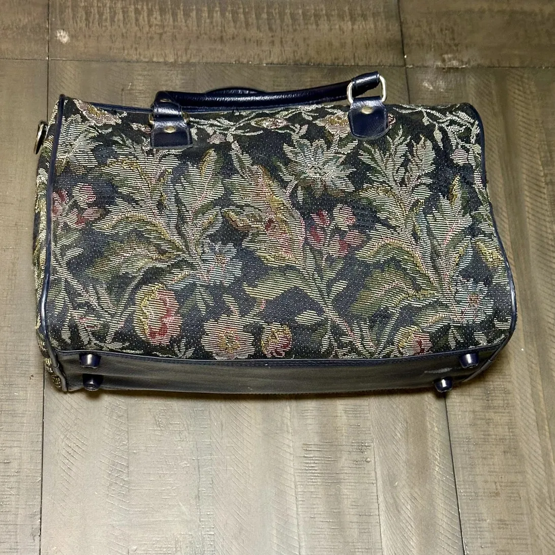 JORDACHE‎ Vintage 90s Floral Luggage Overnight CarryOn - Image 4