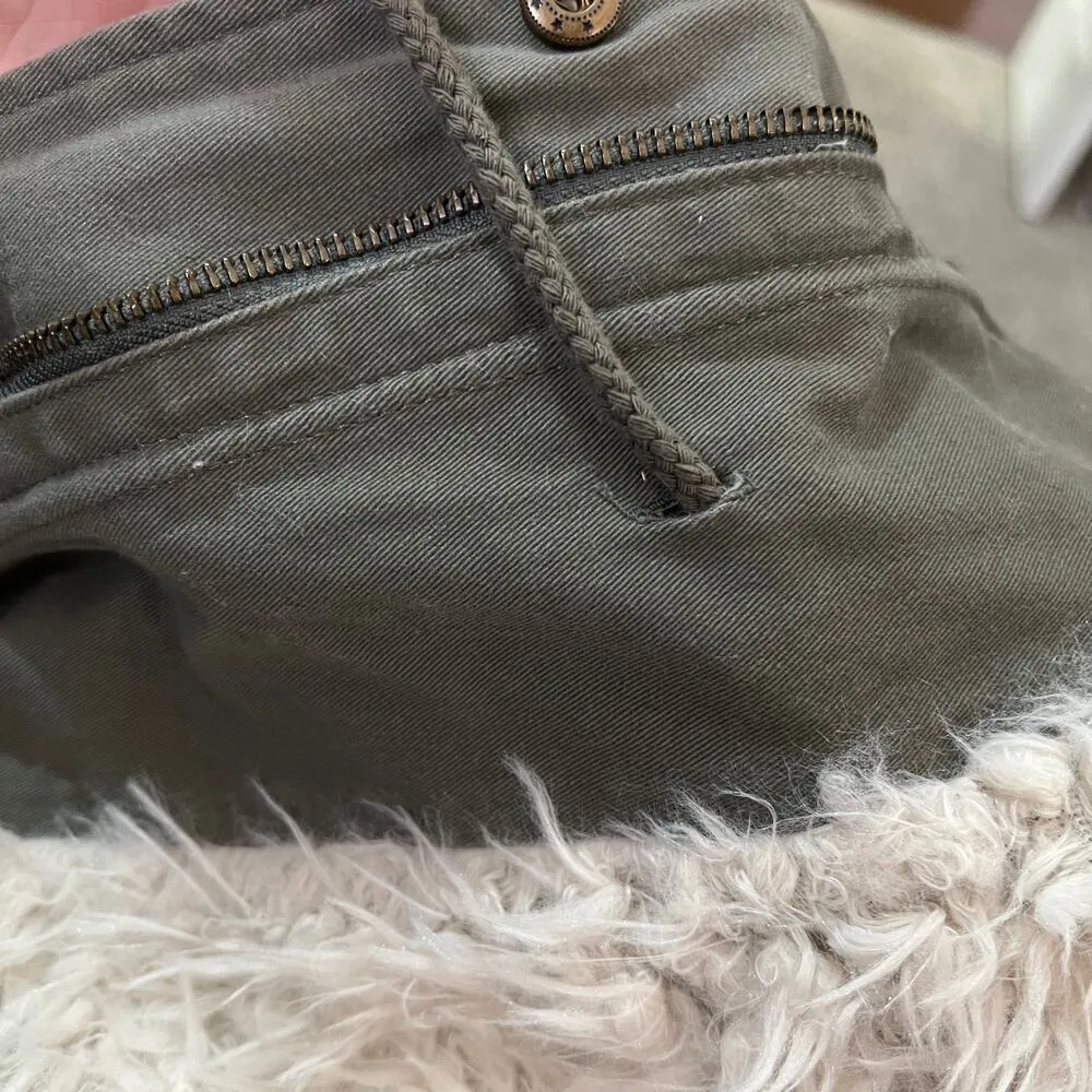 Tinsel SMALL Odensay Cargo Vest - Stitch Fix Sherpa Lined 4 Front Pockets - Image 10