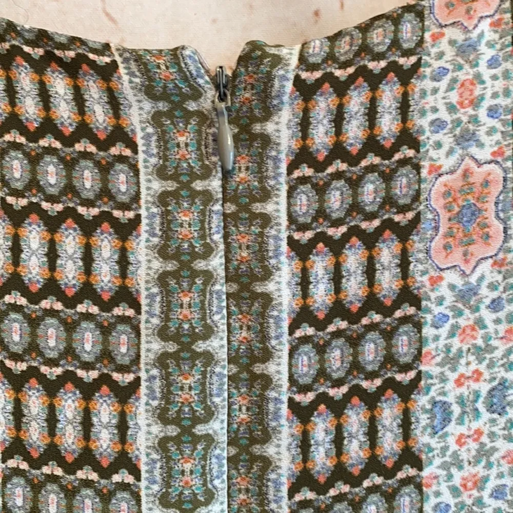 Rose and Olive mixed Media tank top boho career S - Image 6