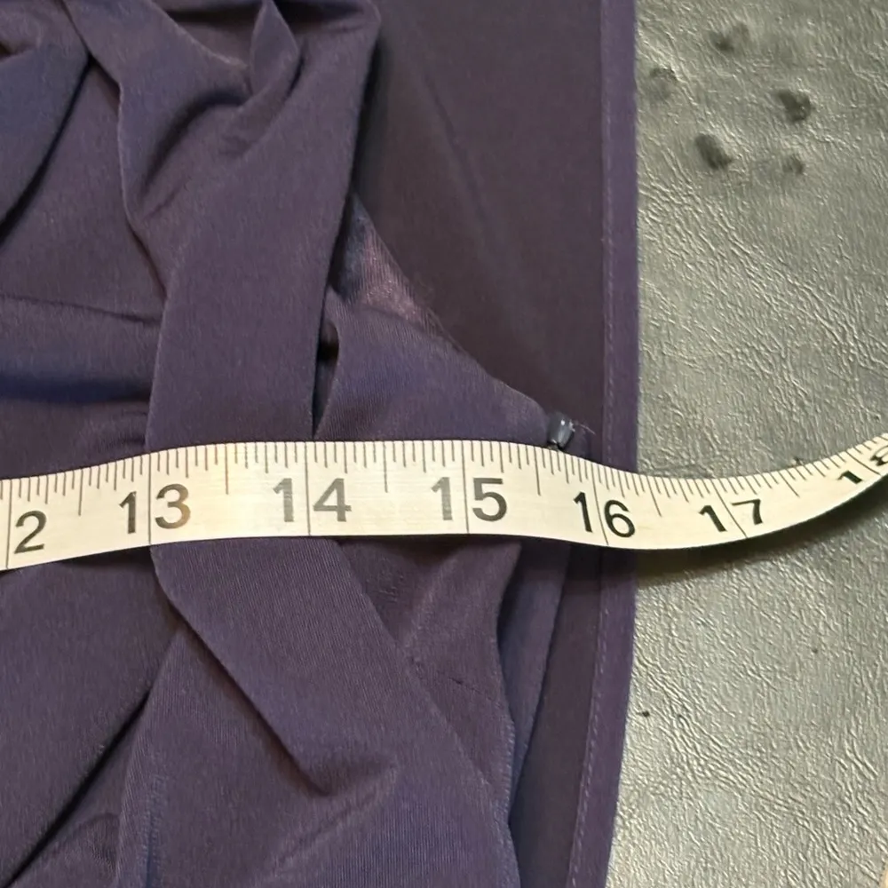 $125 LAUNDRY BY SHELLI SEGAL Navy Blue Tulip Tiered Sleeveless Cocktail Dress 4 - Image 11