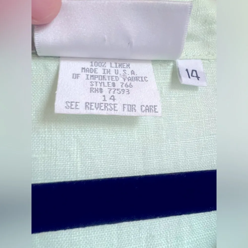 NWOT Match Linen Sleeveless Dress Size 14 - Image 3