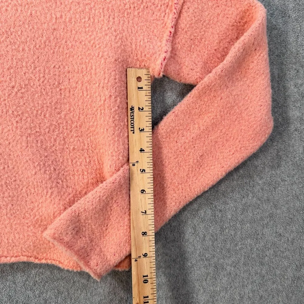 Free People Pink San Vicente Long Sleeve Stretch Pullover Sweater Women's XS - Image 5