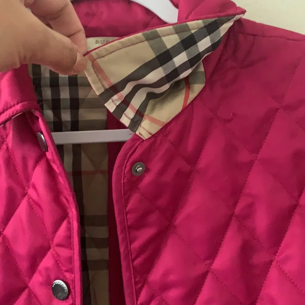 Burberry Quilted Jacket in Vibrant‎ Red - Image 10