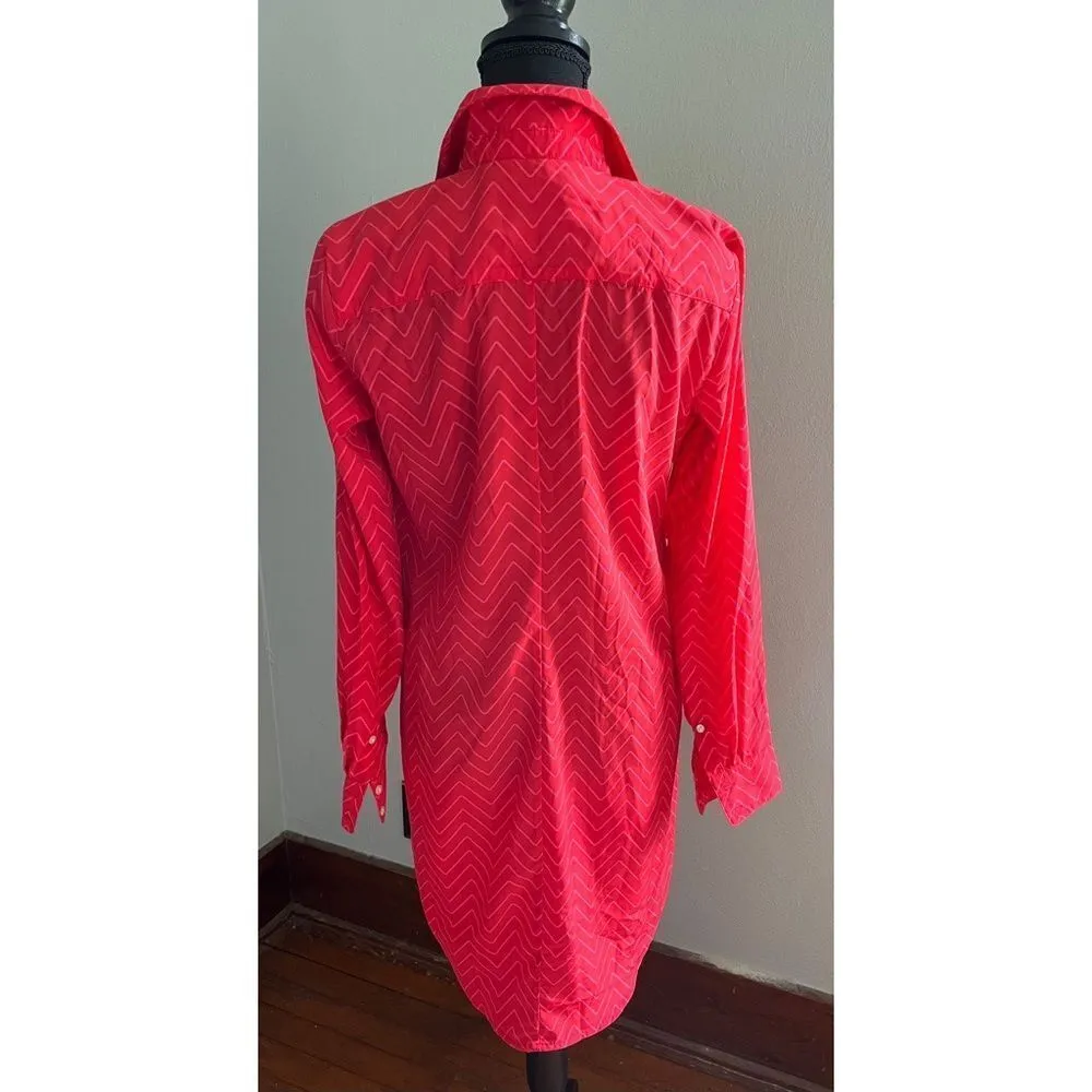 Gap Long Sleeve Collared Shirt Dress - Image 4