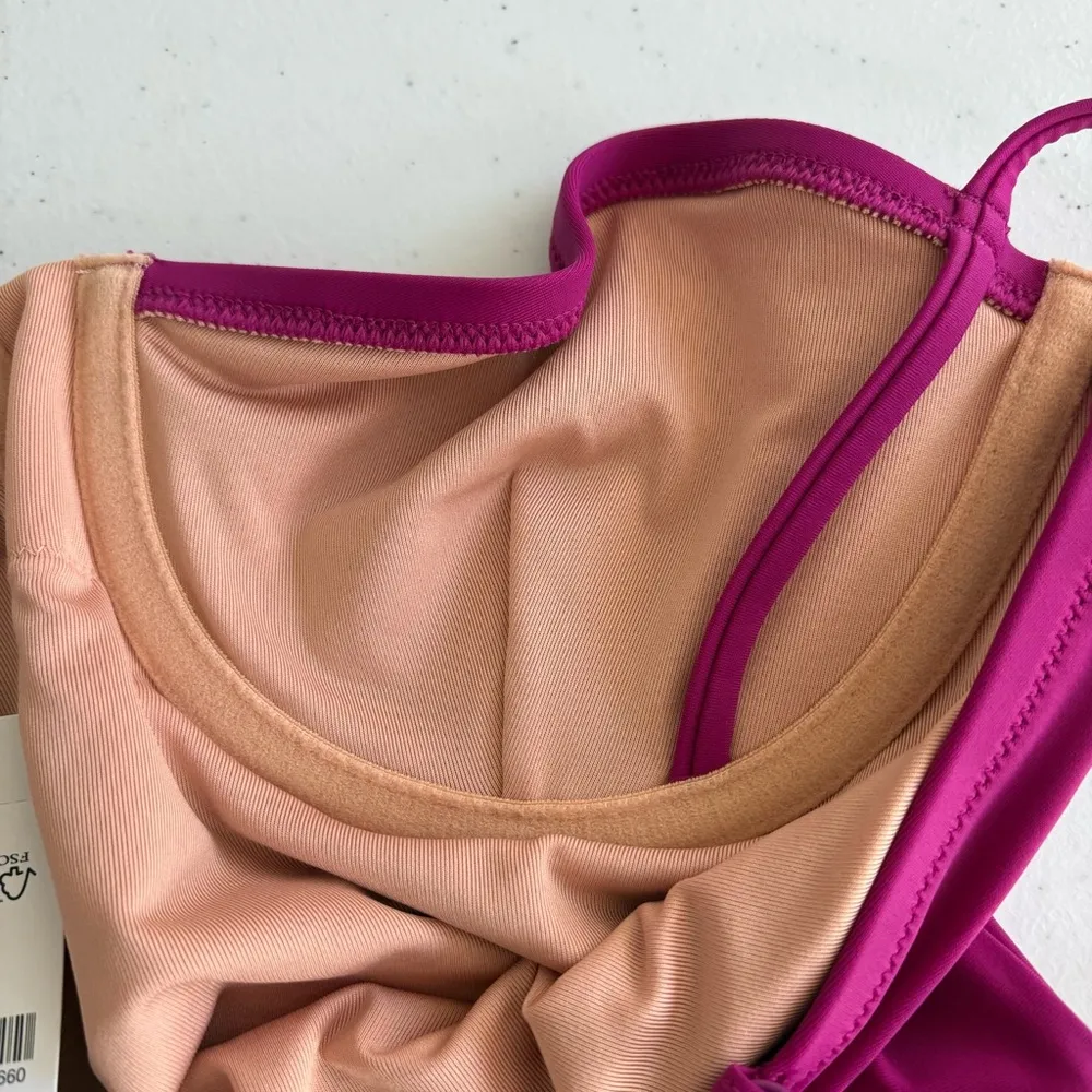 NWT J. Crew Heritage balconette underwire one-piece swimsuit Fuchsia berry 8 - Image 5