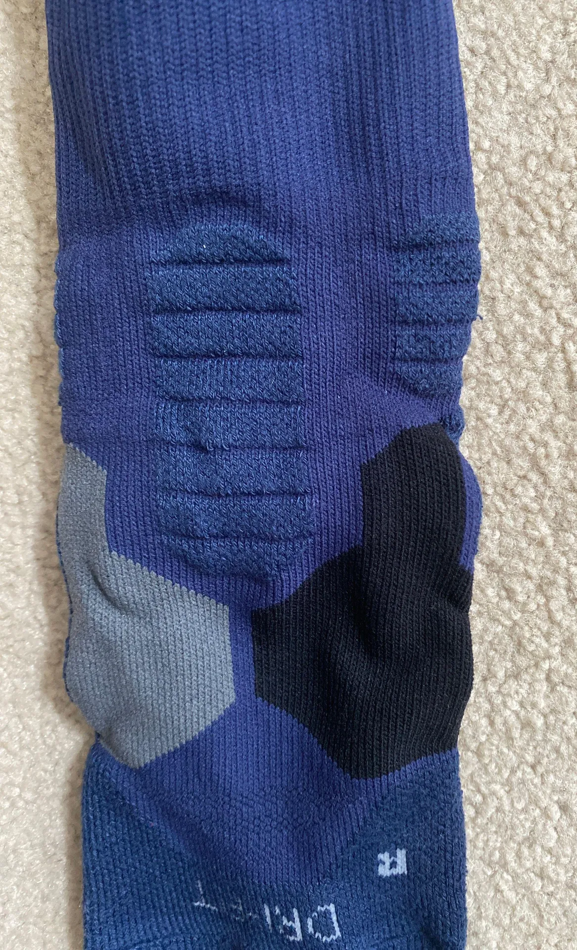 Nike Hyper Elite Dri-Fit Navy Blue Socks - Image 4