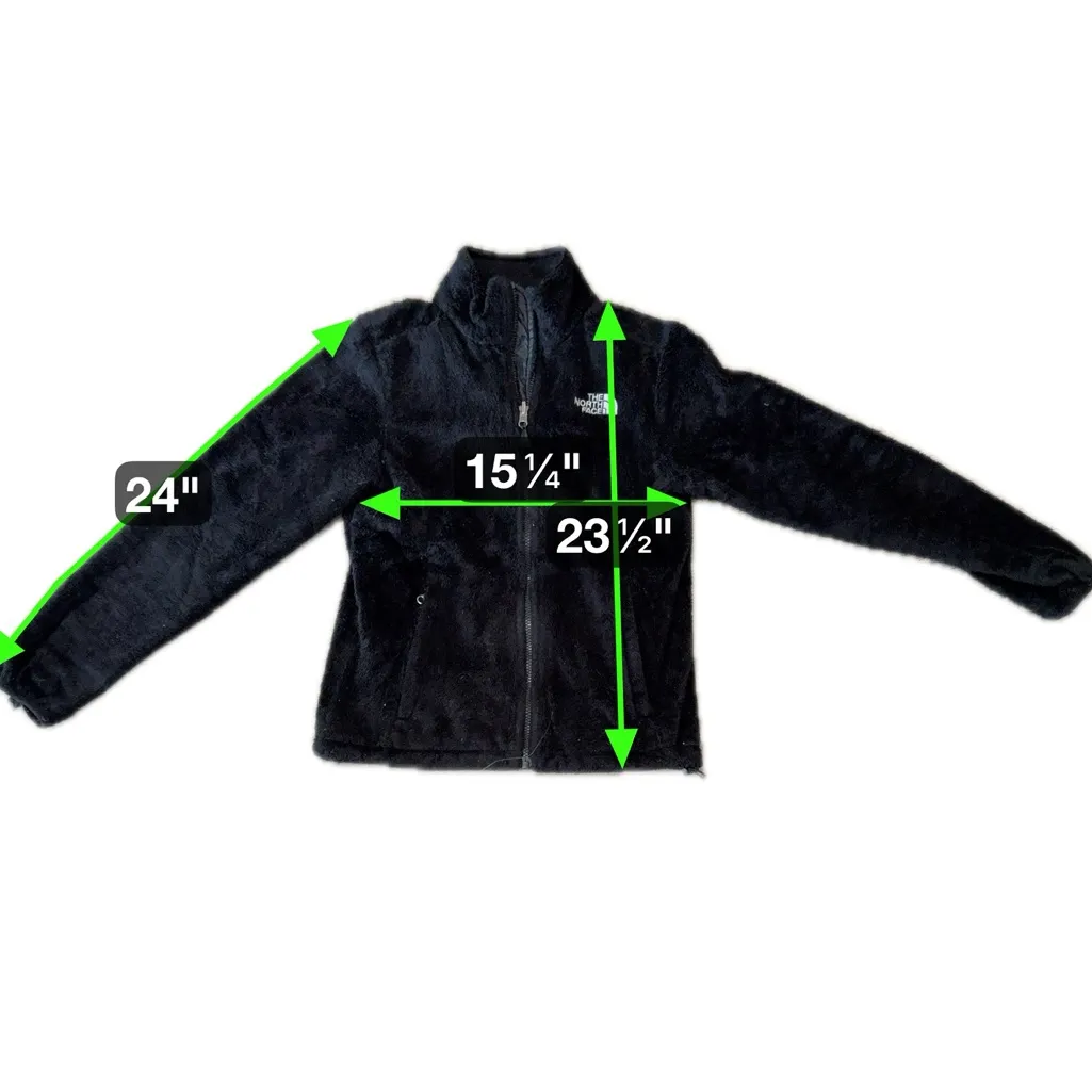 The North Face Black Full Zip Osito Fleece Jacket | XS - Image 4