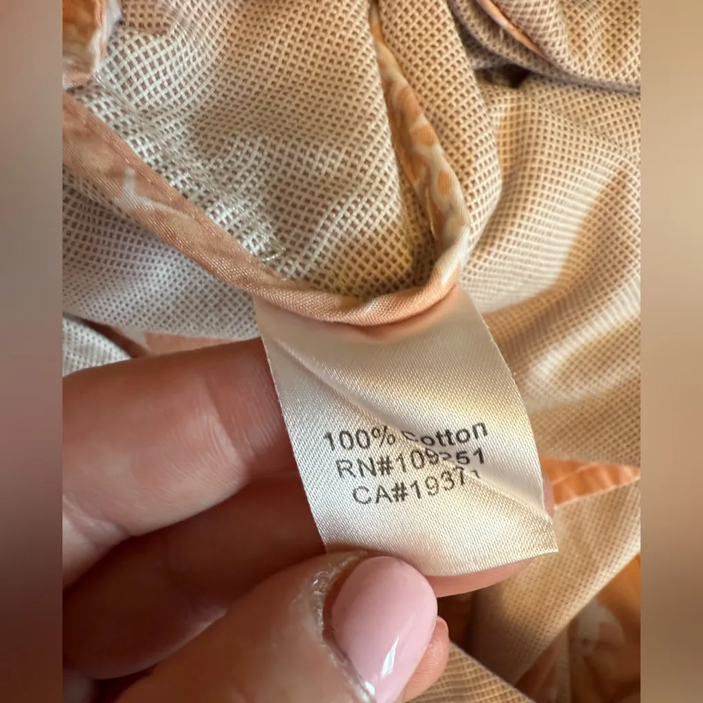 TROVATA BIRDS OF PARADISE WIDE LEG PANTS 6 Tan - Image 8