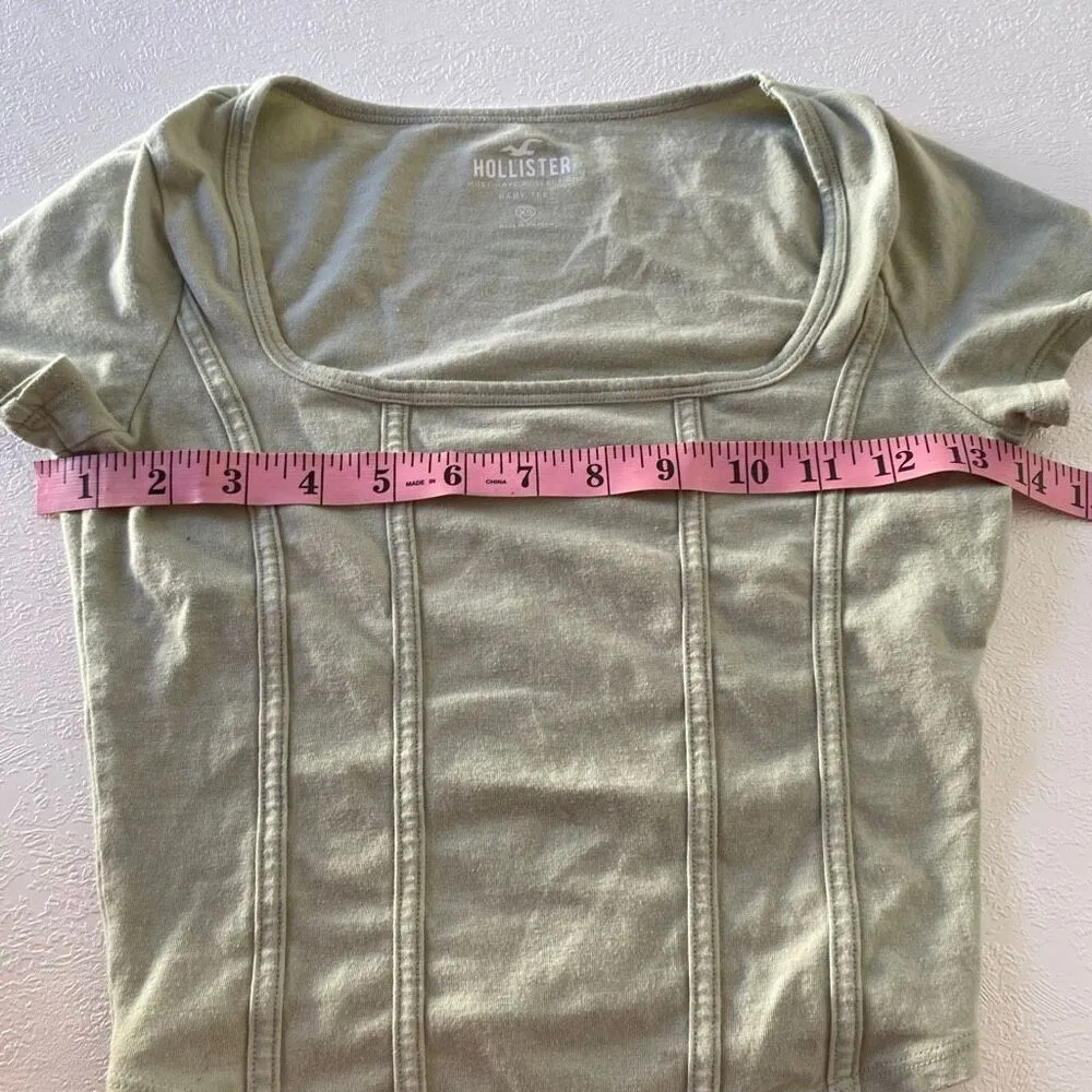 Hollister + Out From Under Baby Tee Bundle XXS–S | Y2K Ribbed Tops - Image 14