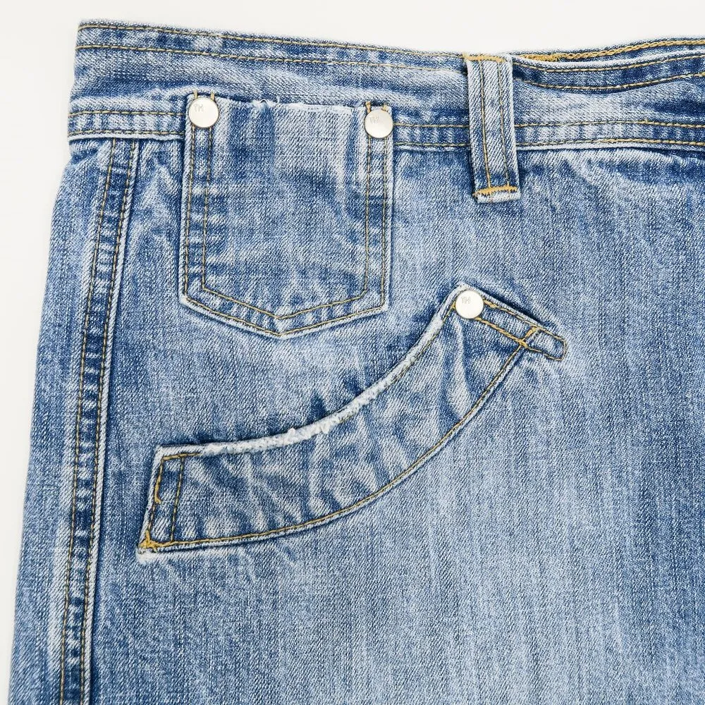 Tommy Hilfiger Vintage Y2K Tommy Jeans Denim Mini Skirt - Image 5