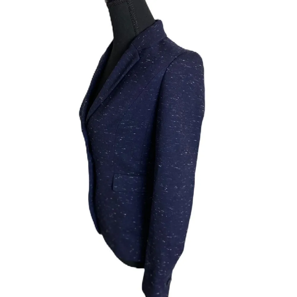 #116 Classiques Entier Navy Stretch blazer - Image 5