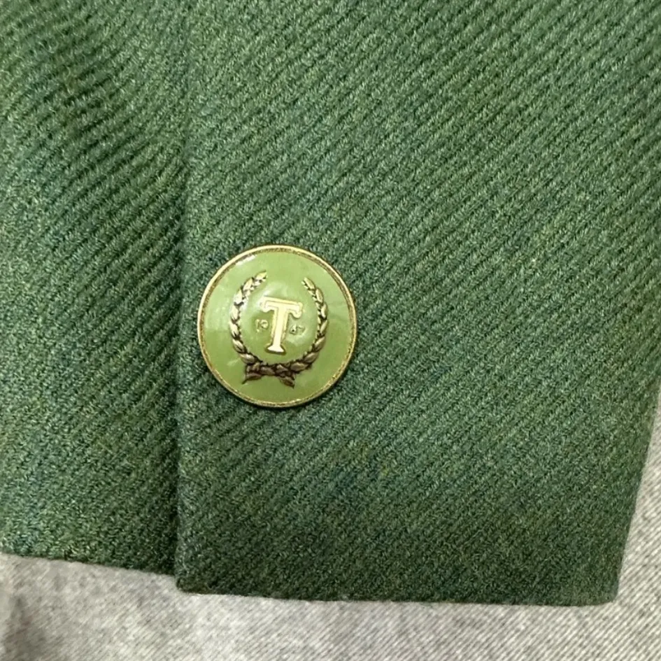 Talbots  Forest Green Women's 100% Wool Blazer Sz 10 - Image 5