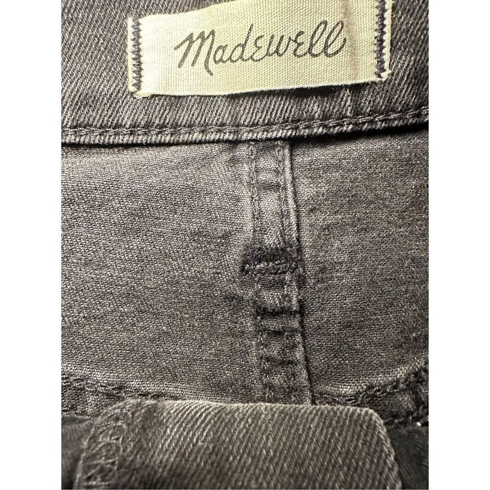 Madewell Stretch Denim Straight Mini Skirt in Ashcraft Wash: Raw-Hemmed Edition - Image 5