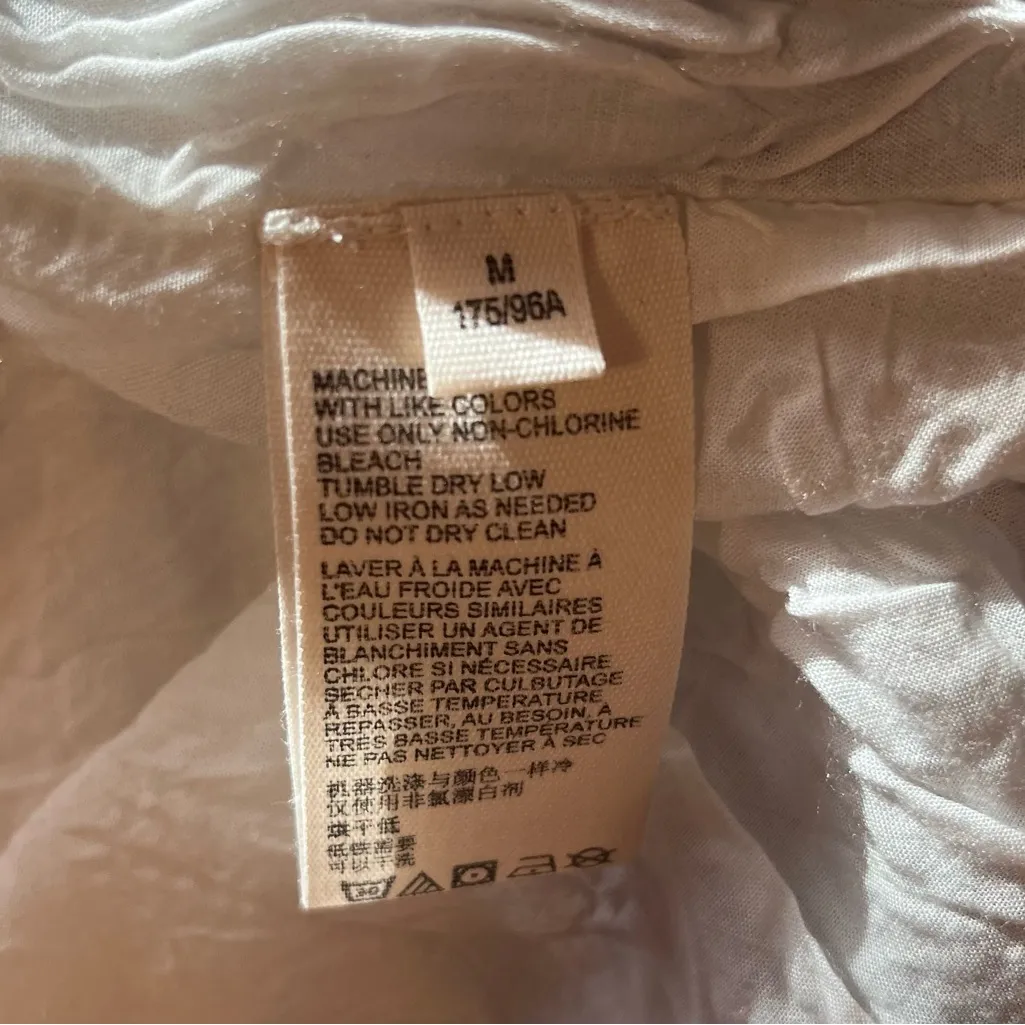 FREE PEOPLE Kikas Blue And White Floral Tie Shoulder Maxi Dress Size Medium - Image 3