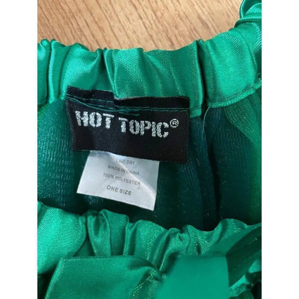 Hot Topic green tulle skirt one size - Image 3