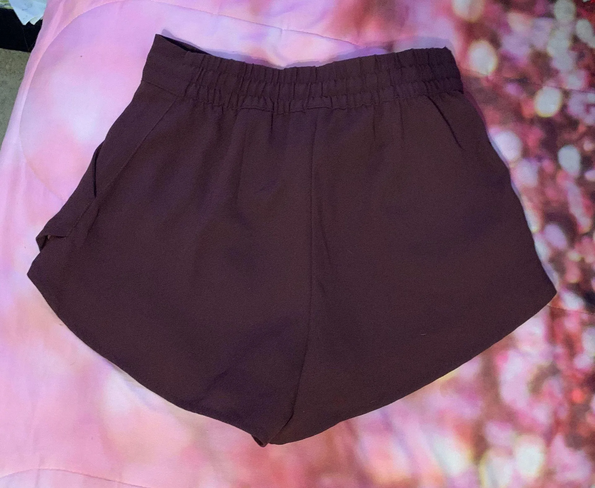 Maroon Tie Shorts - Image 4