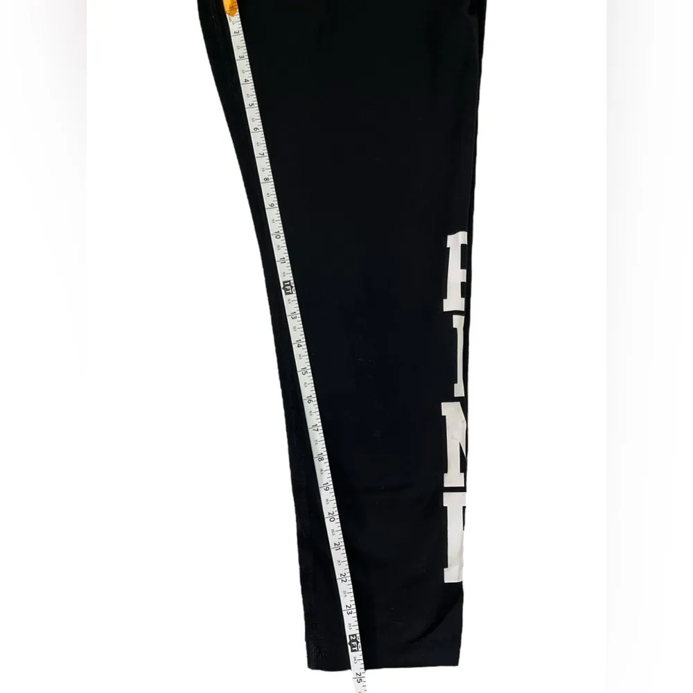 Victoria’s Secret‎ PINK Black White Logo Leggings L Monochrome Athleisure Core - Image 8