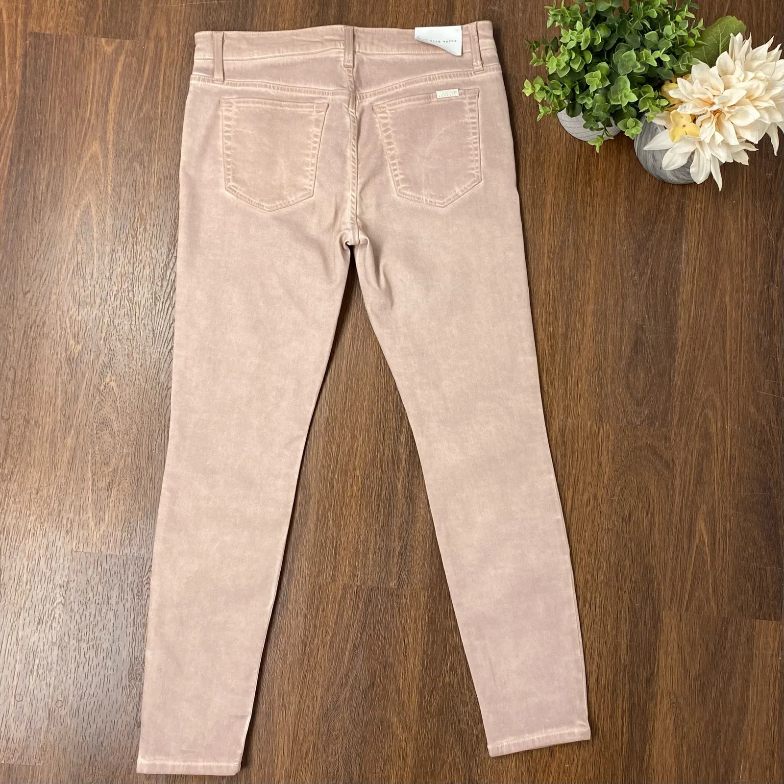 Joe’s Jeans Blush Nude Coated The High Water Skinny Jeans Sz 31 NWT - Image 5