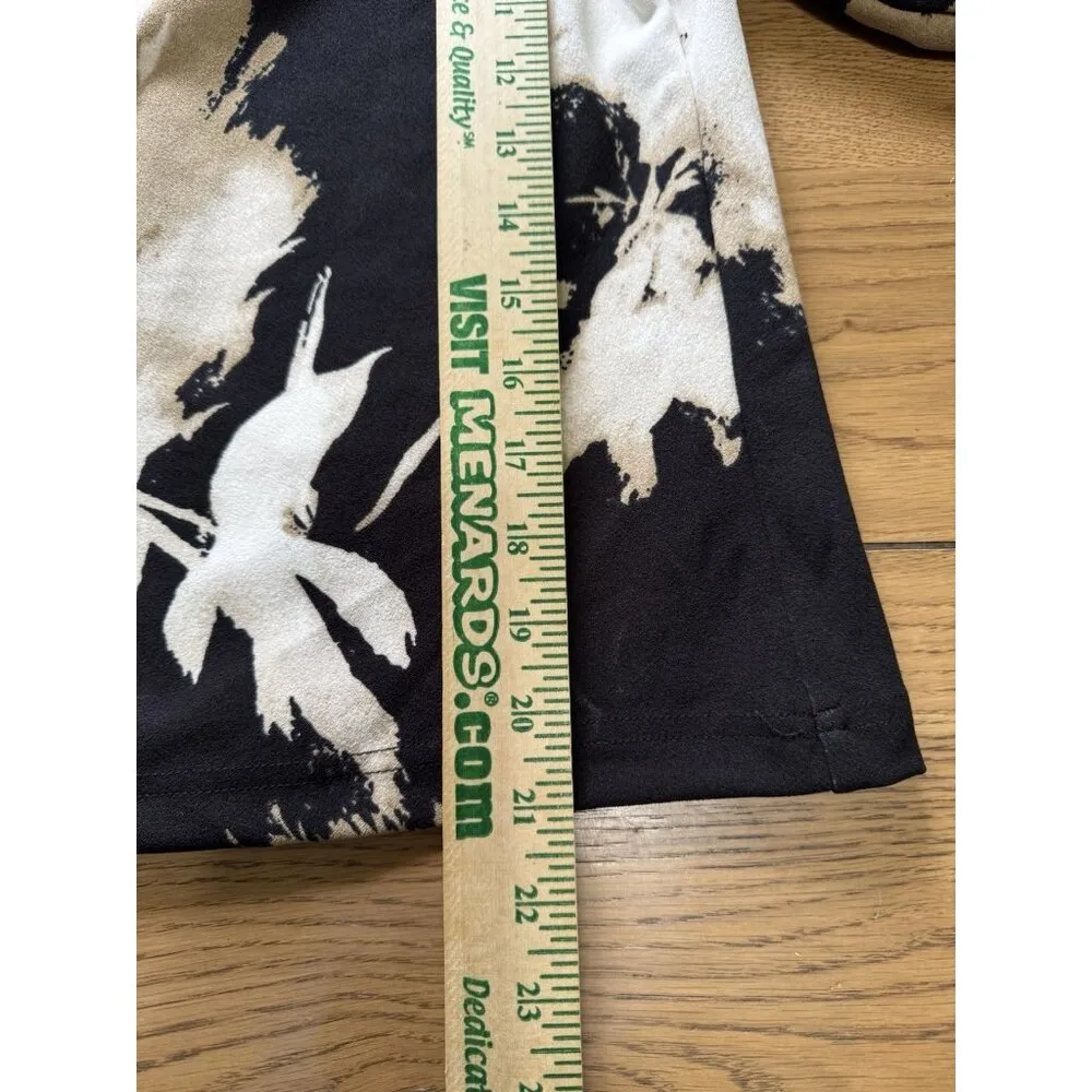 Melloday Womens Shirt Size XS Floral Polyester Blend Office Business Casual City - Image 4