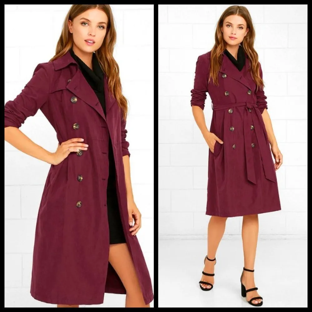 💕JACK by BB DAKOTA💕 Wellington Trench Coat Small S NWT - Image 3