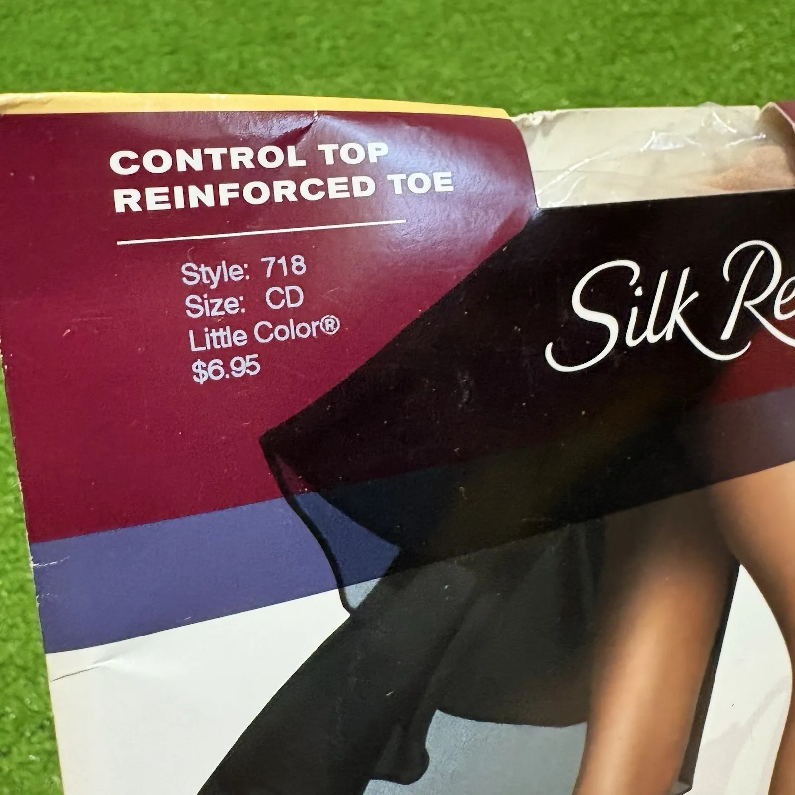 Vtg Hanes Silk Reflections Sz CD Little Color Silky Sheer Control Top Pantyhose - Image 2