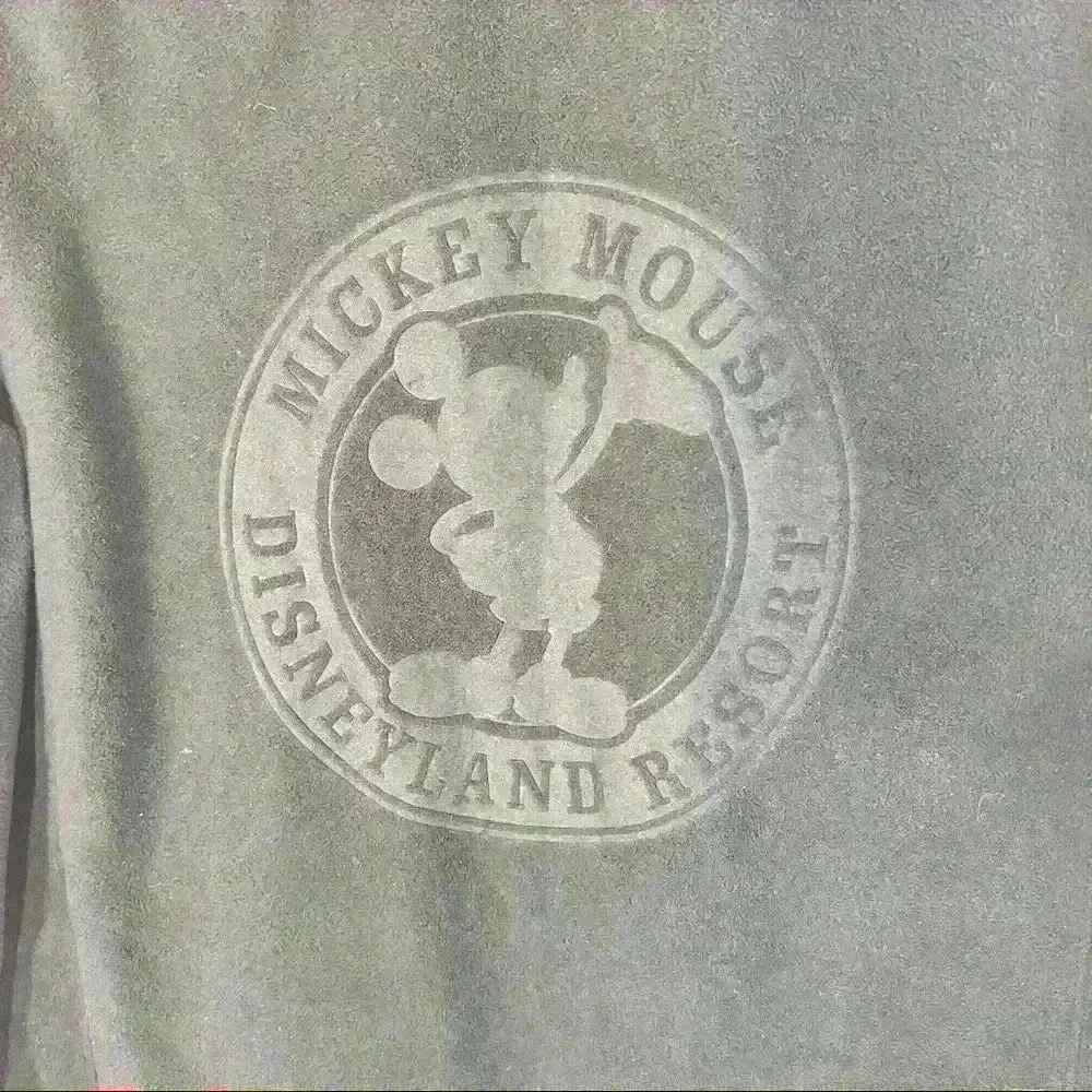 Disney Park DisneyLand Resort 1955 Mickey Mouse Fleece Jacket Black Unisex Sz L - Image 5