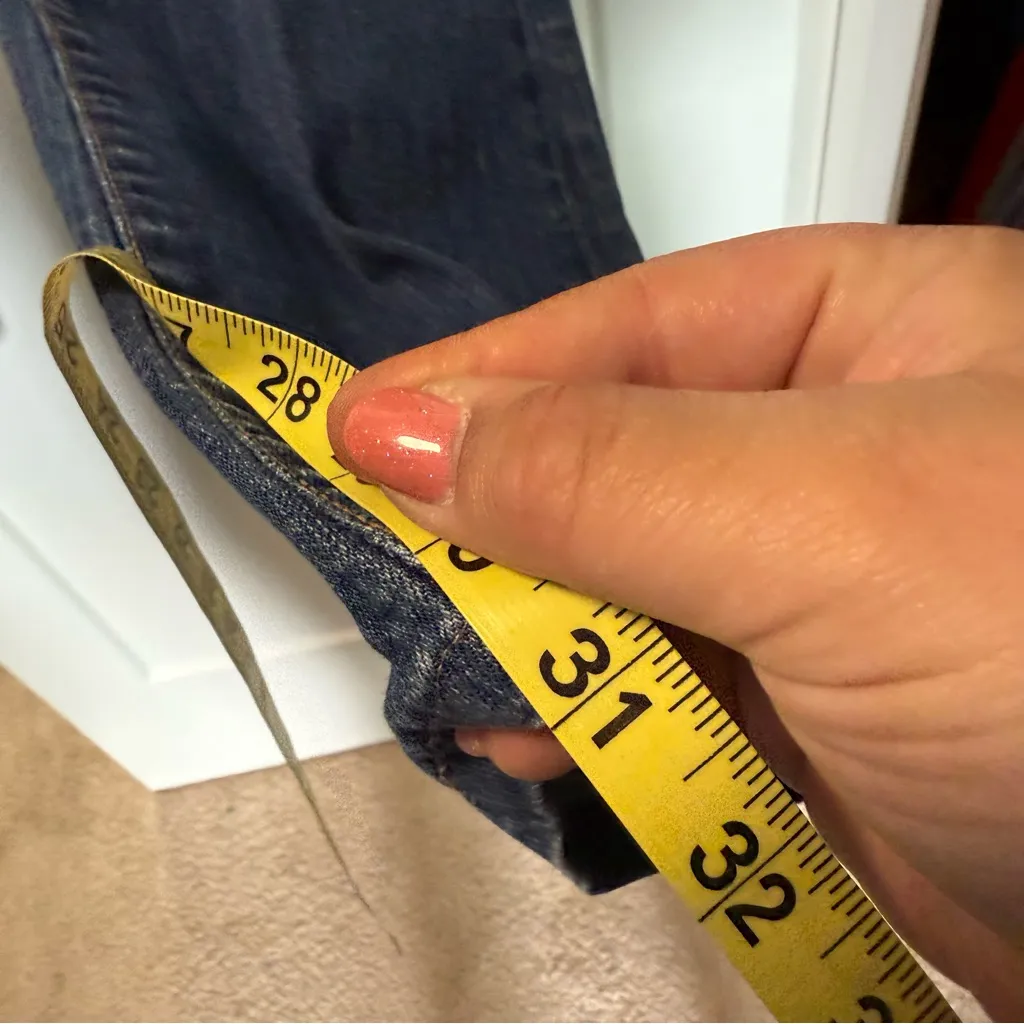 Big Star Jeans‎ Y2k Flary Bootcut Wide Jean Mid Rise Dark Wash 25R - Image 4