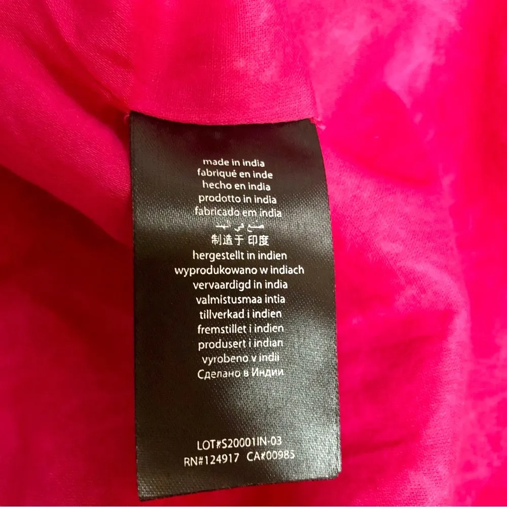 NWT DVF x Onia Flora Midi Dress Floral Pink Coverup Beach Pool Fuchsia Magenta M - Image 15