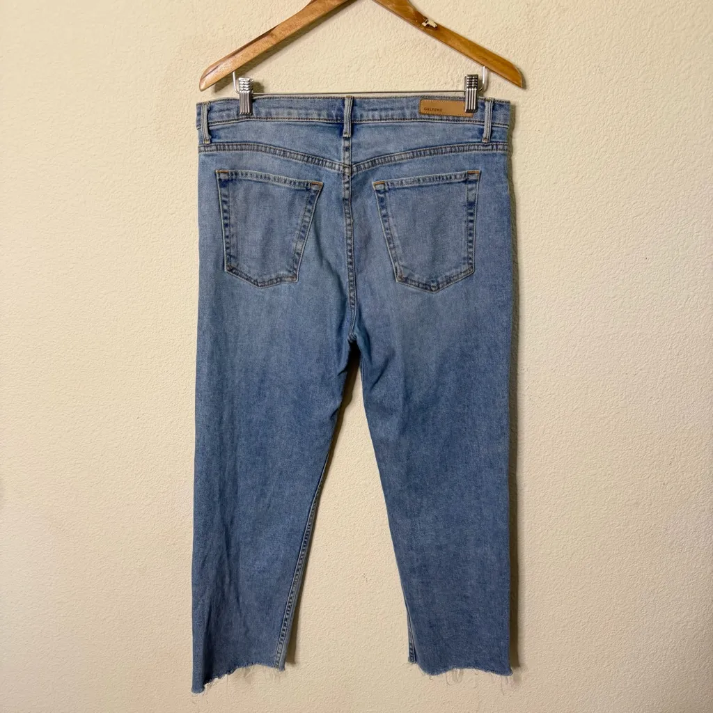 GRLFRND Revolve Helena Jeans Is This Love Raw Hem Button Fly Womens Size 31 - Image 4