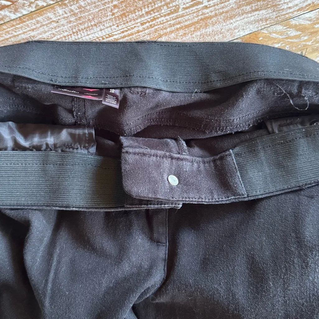 ⚫ Rafaela Classic Women’s Black Stretch Jeans⚫️ ~10 Straight Leg, Full Length - Image 3