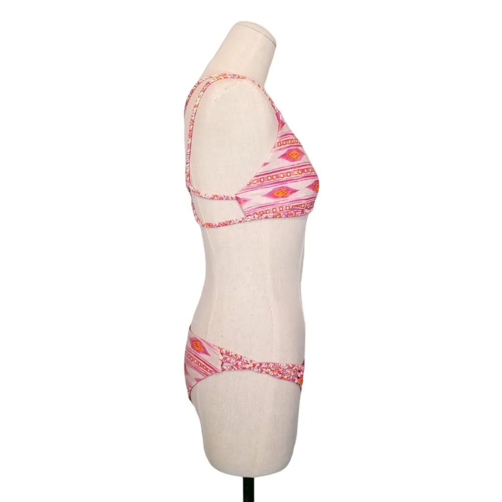 Frankies Bikinis Kaia Set Sherbet Pink Sz Large - Image 6