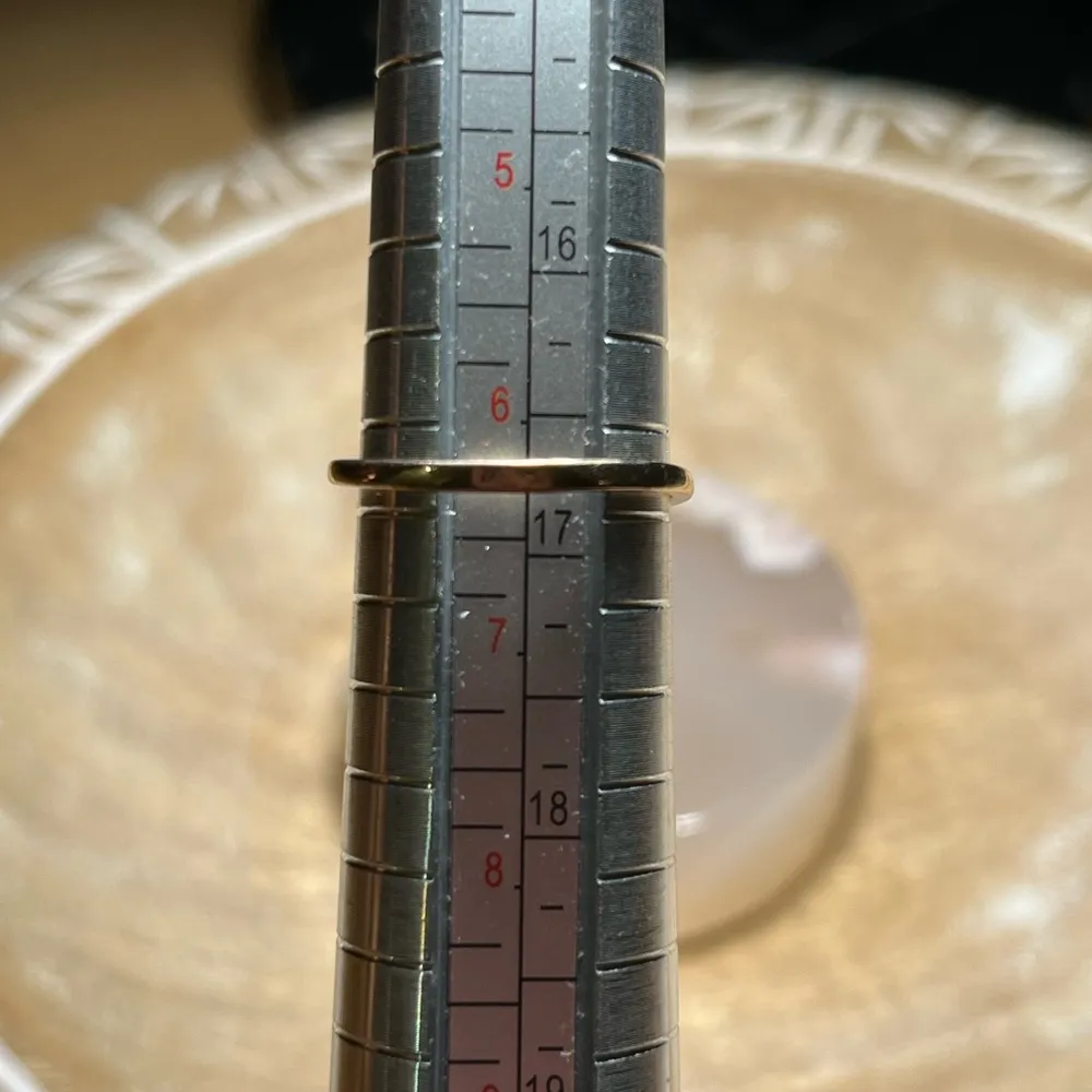 LC Lauren Conrad Rhinestone Bypass Gold Tone Ring - Image 13