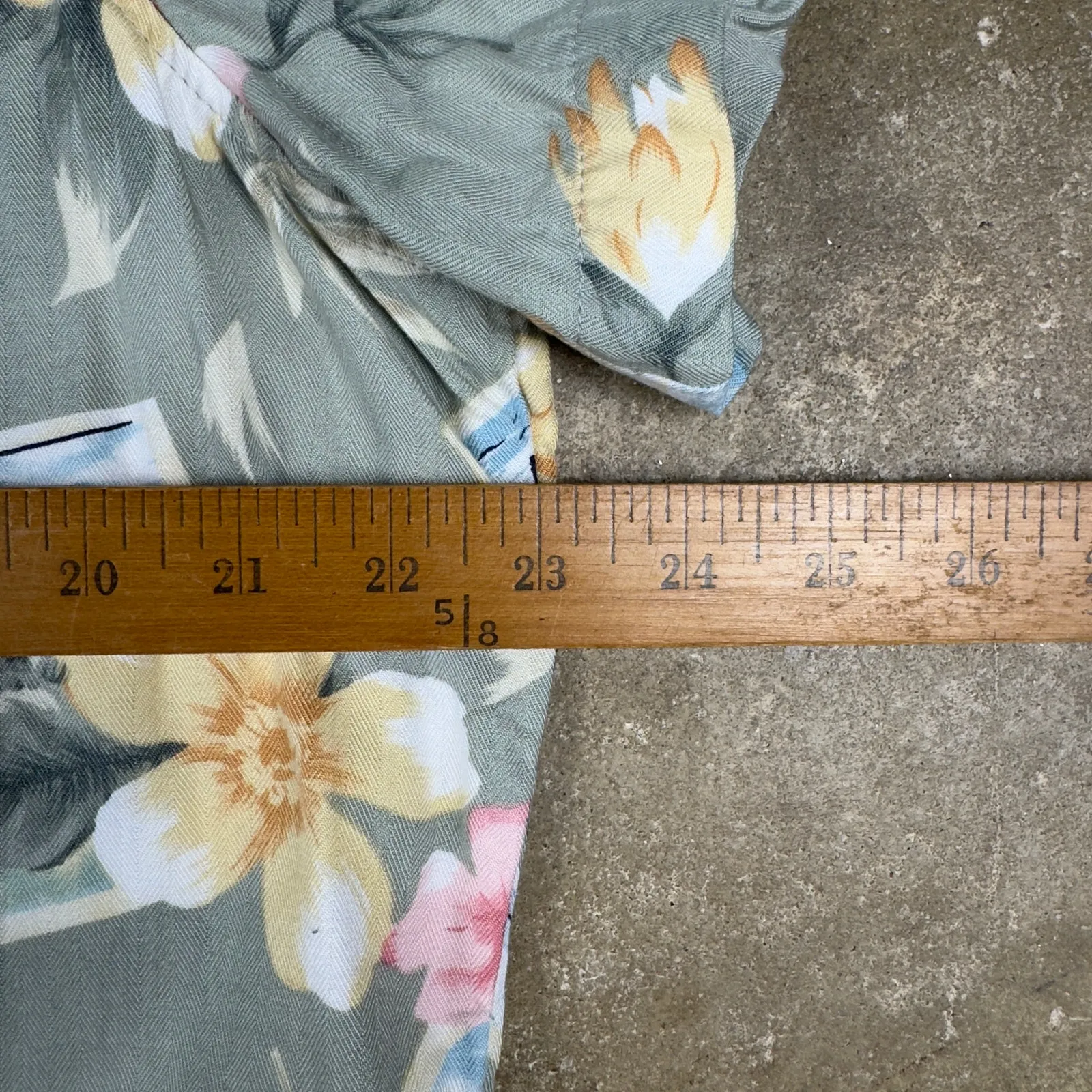 Havana Jack’s Café Hawaiian Shirt Women’s XL Green Floral Boats Tropical‎ - Image 7