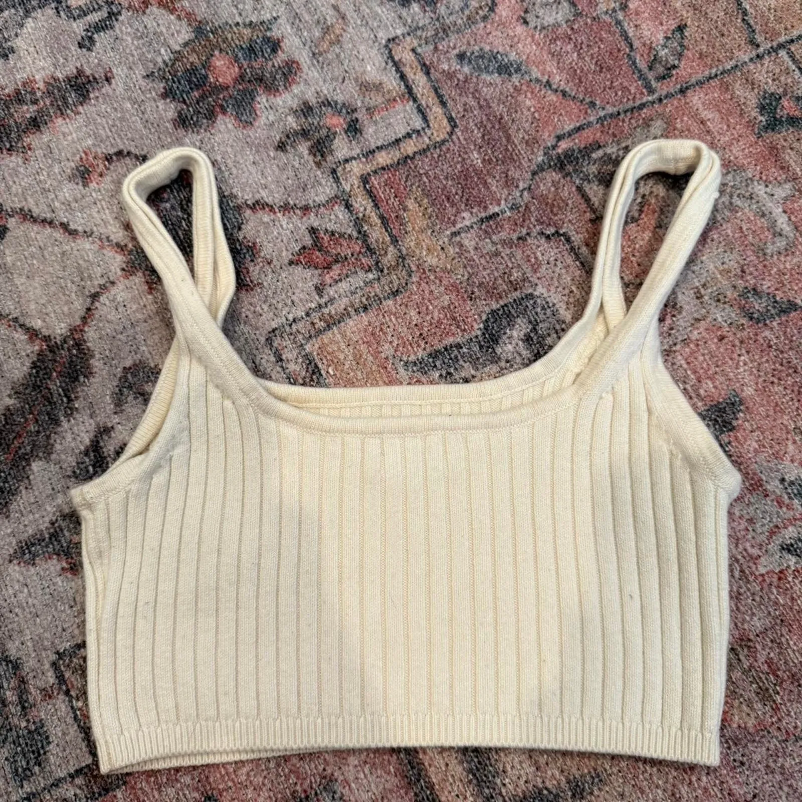 Aritzia wilfred cropped top White Size XS - Image 4