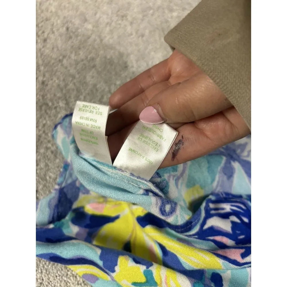 Lilly Pulitzer Tassel Achelle Swing‎ Dress S Indigo Love $198 Ylang Ylang - Image 3