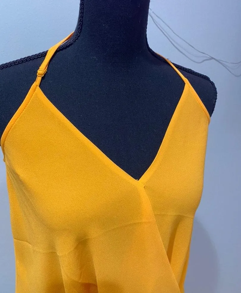 Orange Halter Blouse - Image 3