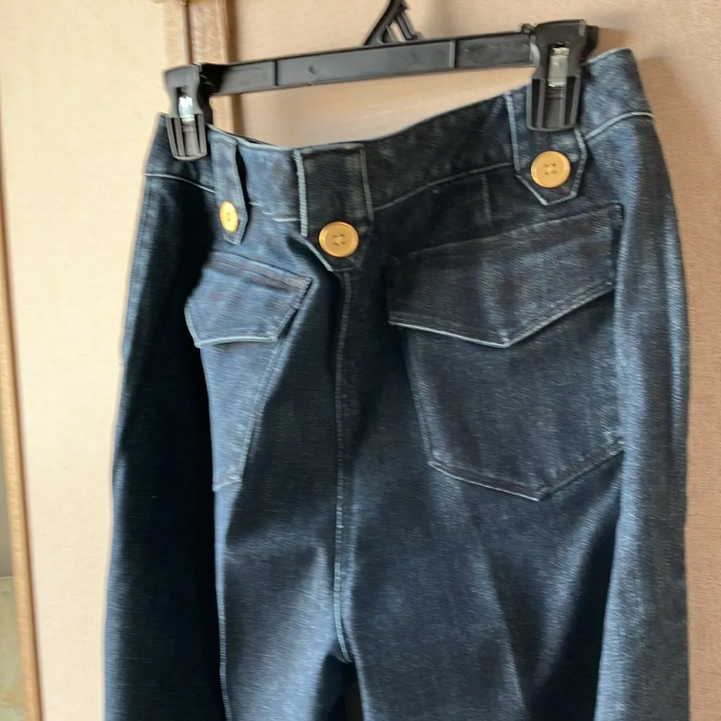 Talbots ladies Stretch Denim Jeans in Deep Blue 10 - Image 10